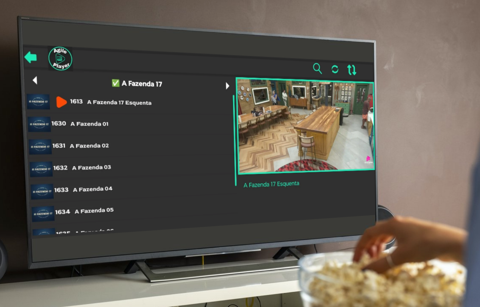AGILE PLAYER USUARIO E SENHA